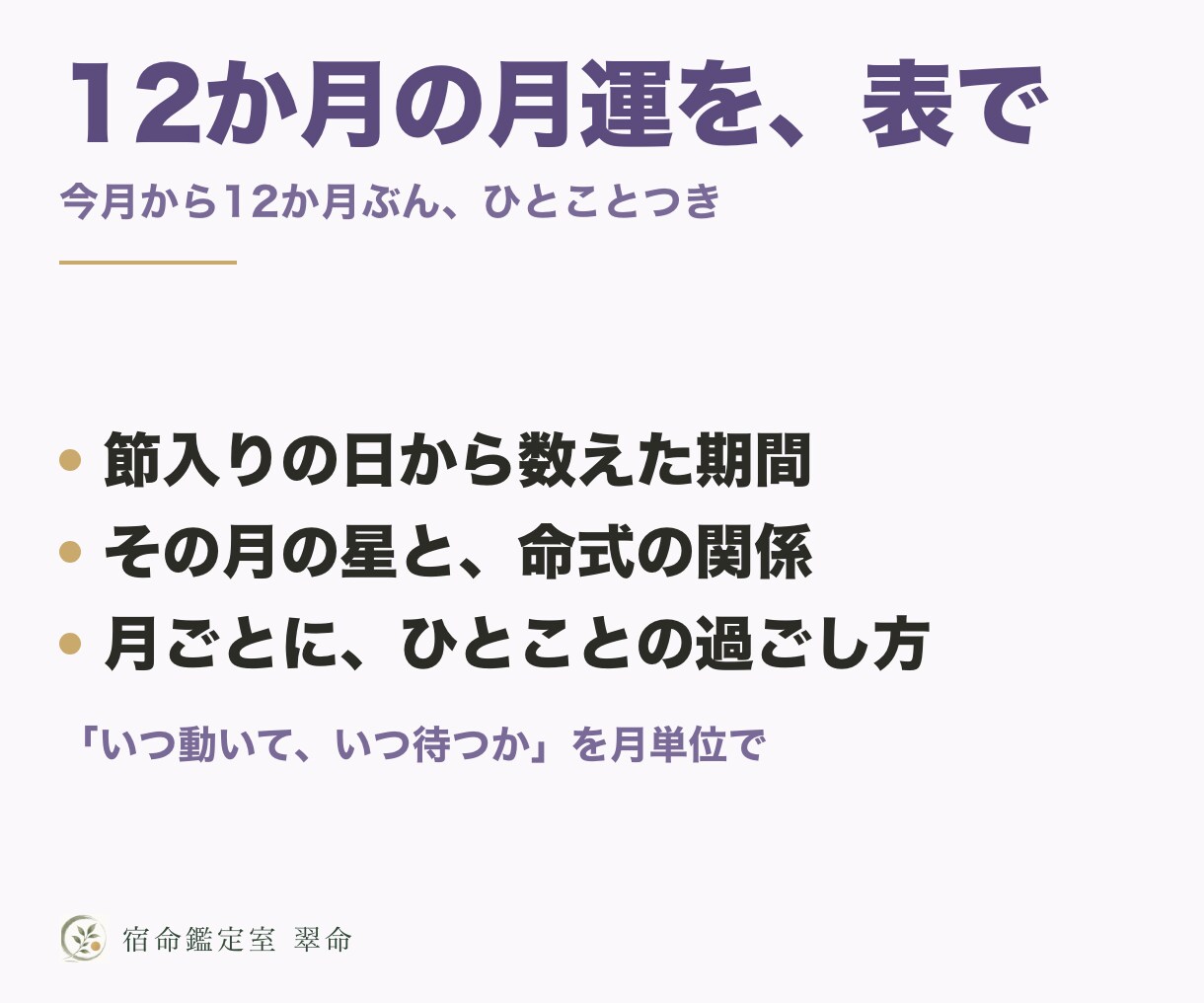 先着5名特価で宿命鑑定書と12年の運勢を作ります 先着5名4,000円。算命学の宿命編＋運勢編の2部PDF イメージ5