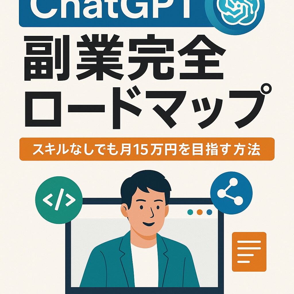 AI×副業×収入のロードマップを渡します ChatGPT副業完全ロードマップ イメージ1