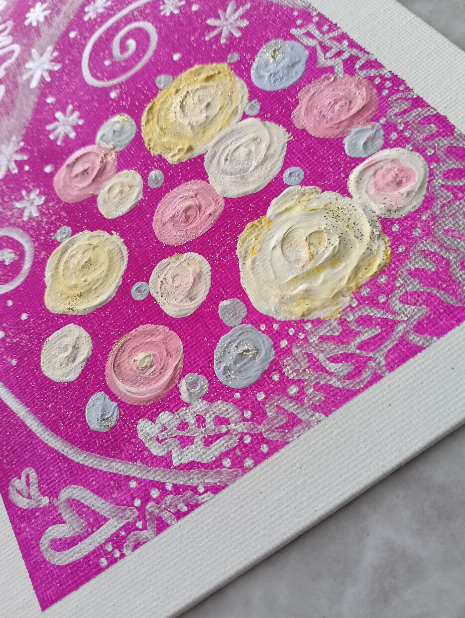 世界に一つ♡スクレツィアート画®を制作します ～色彩と粒子が織りなす幻想的なアート～ イメージ2
