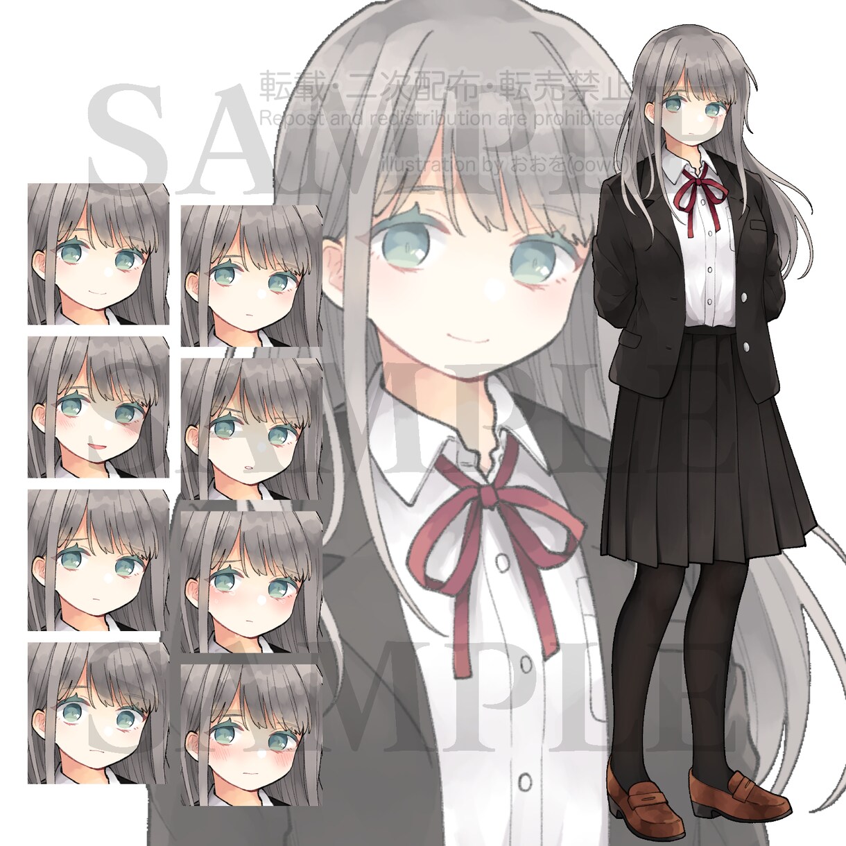 女の子の立ち絵制作します 販売実績(他サイト)15件↑あり！ゲームやTRPGなどに！ イメージ7