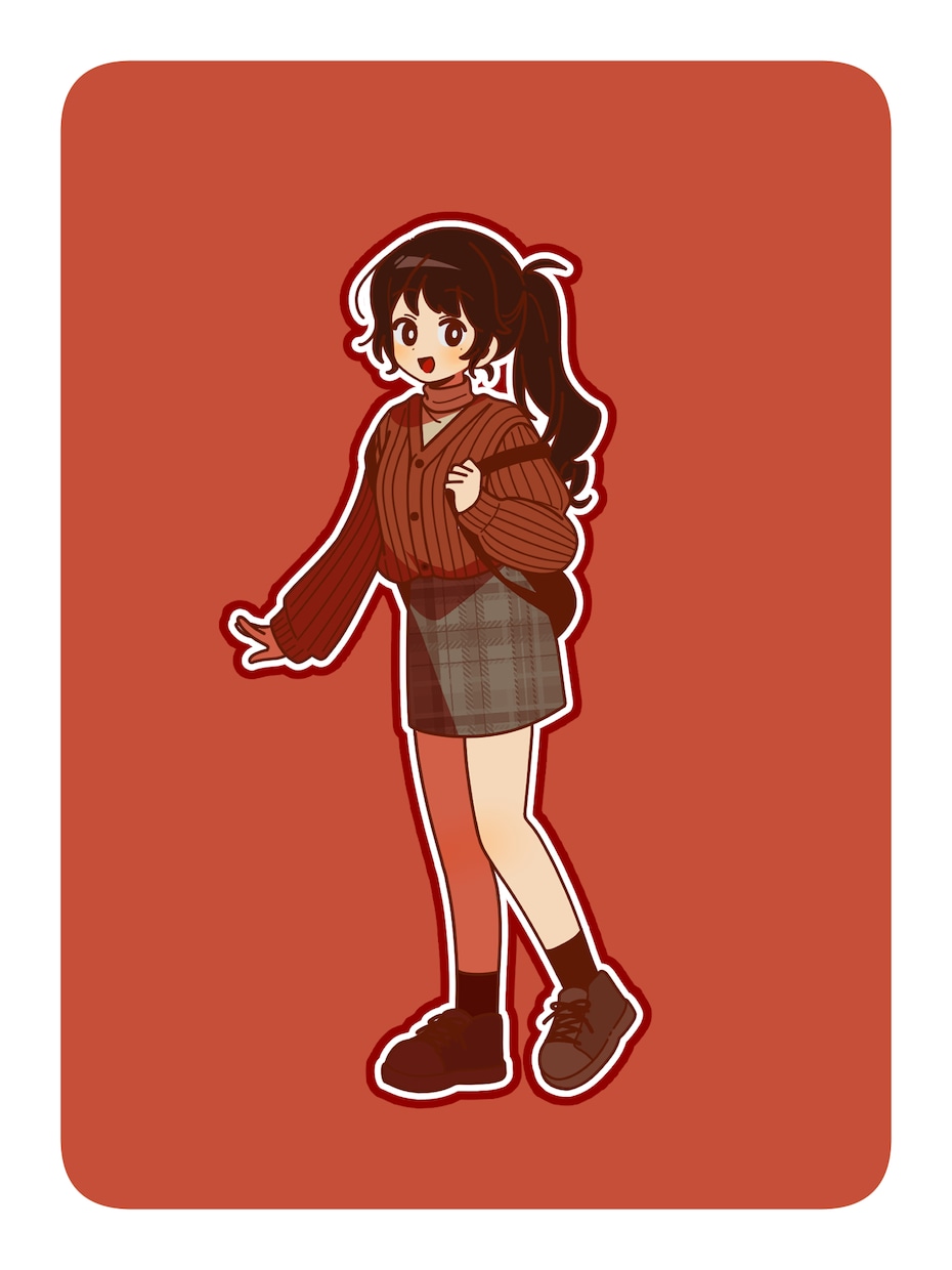 シンプルで可愛いイラスト描きます SNS用アイコン等のイラスト描きます！ イメージ7