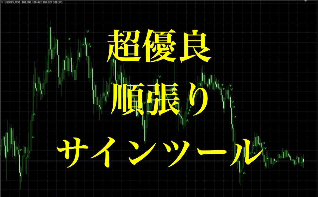 王道の順張りサインツールを提供します トレンドに乗るだけで利益が変わる イメージ1