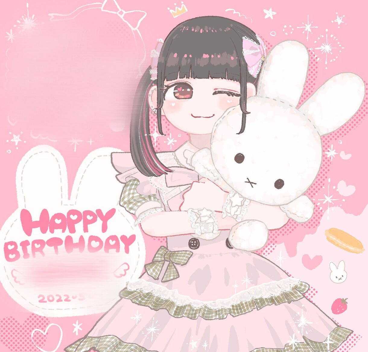 かわいい女の子のデフォルメイラスト描きます SNSアイコン、アイドル生誕・卒業メセカ、MVのサムネにも！ イメージ2