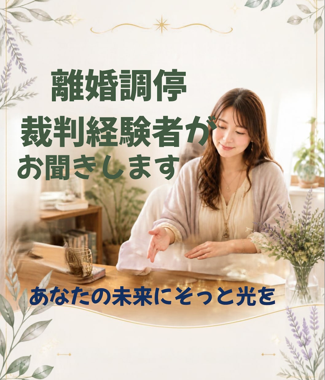 不倫・モラハラ・離婚、あなたに私が寄り添います 「人生の修羅場」を乗り越えた私が、あなたの味方になります。 イメージ1