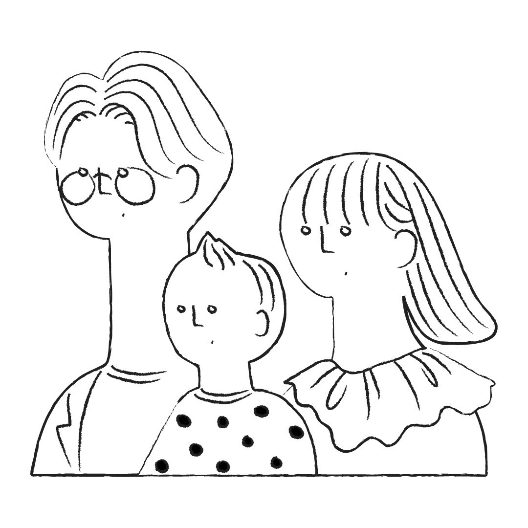ゆるすぎるシュールでオシャレな！？似顔絵を描きます アイコンやウェディングに、オシャレでユニークなアクセントを イメージ3