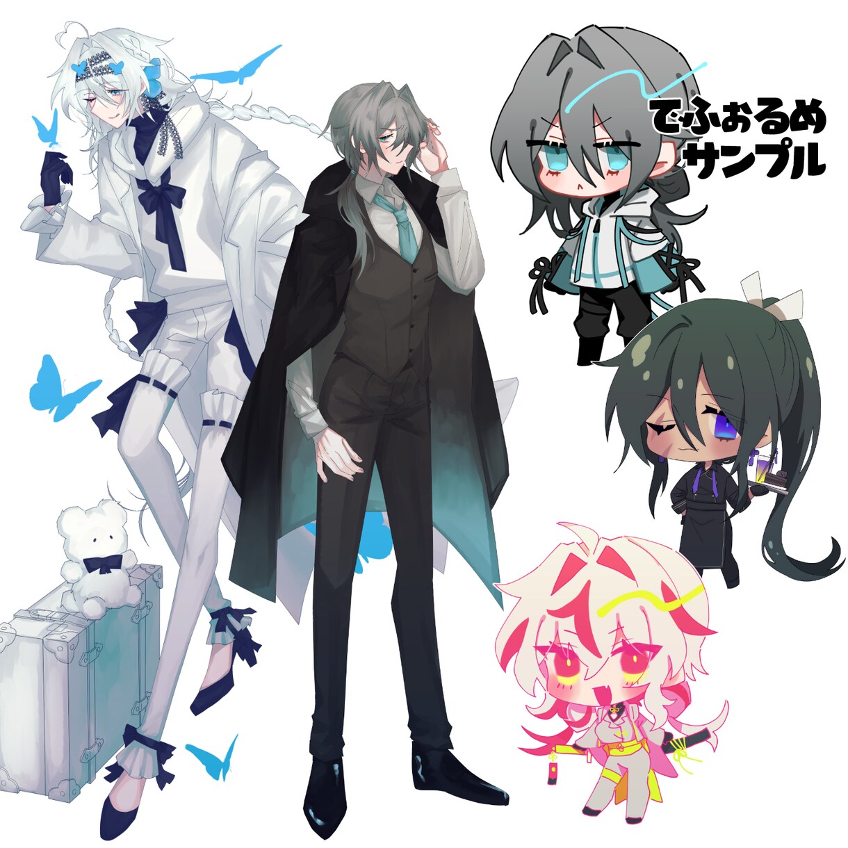 立ち絵制作します キラキラの目のかわいい絵柄の立ち絵を制作します！ イメージ6