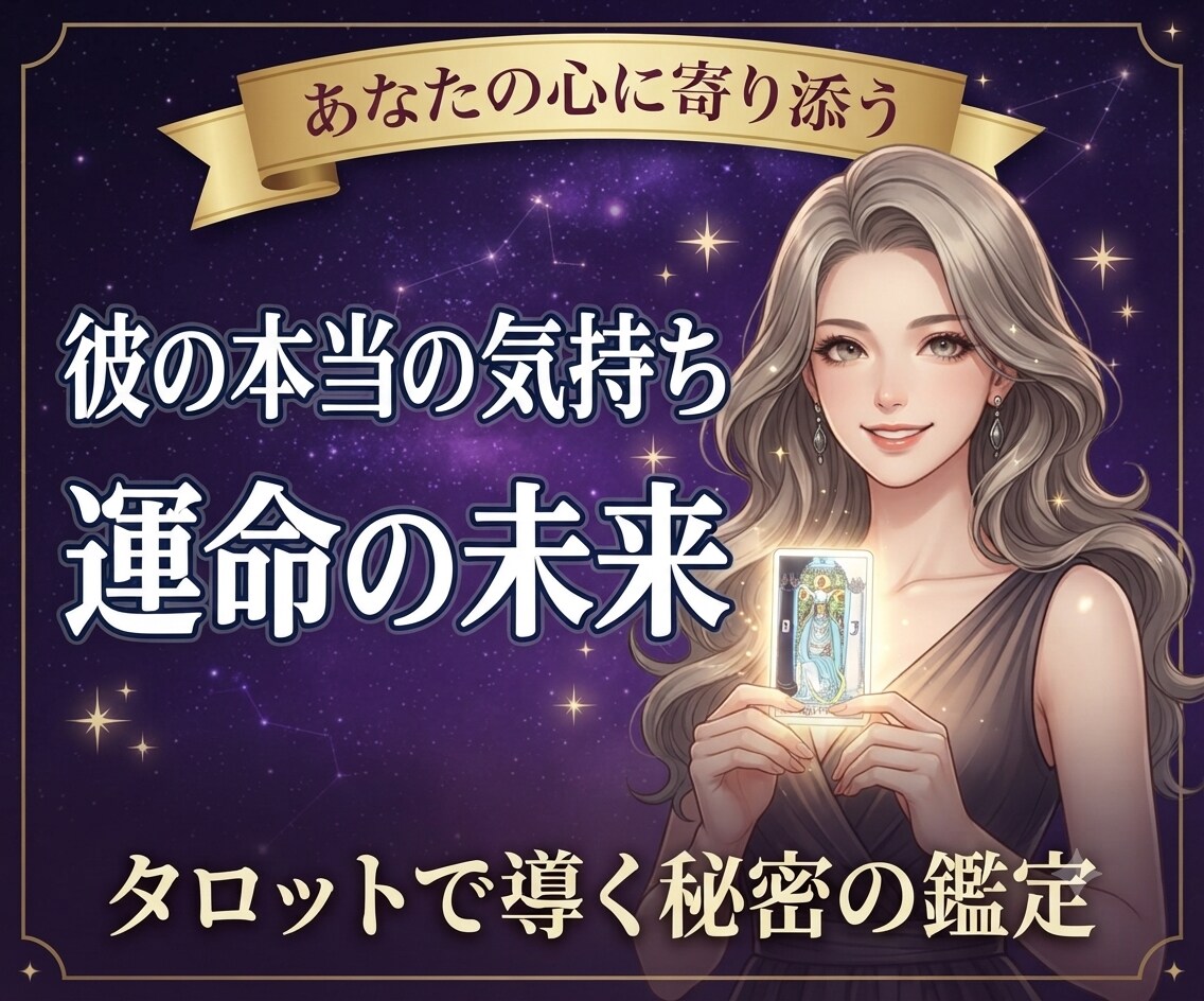 お相手の気持ち占います 恋愛・復縁・禁断の恋ぜひカードの導きを手にしませんか？ イメージ1