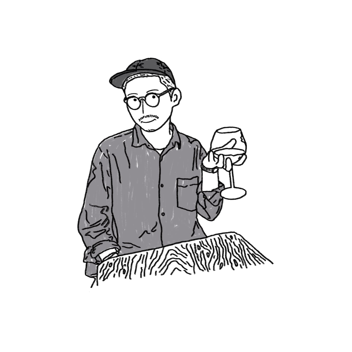 シンプルで味のある線画でイラストお描きします シンプルで味のある線画 カラー対応OK　ギフトにもおすすめ イメージ4