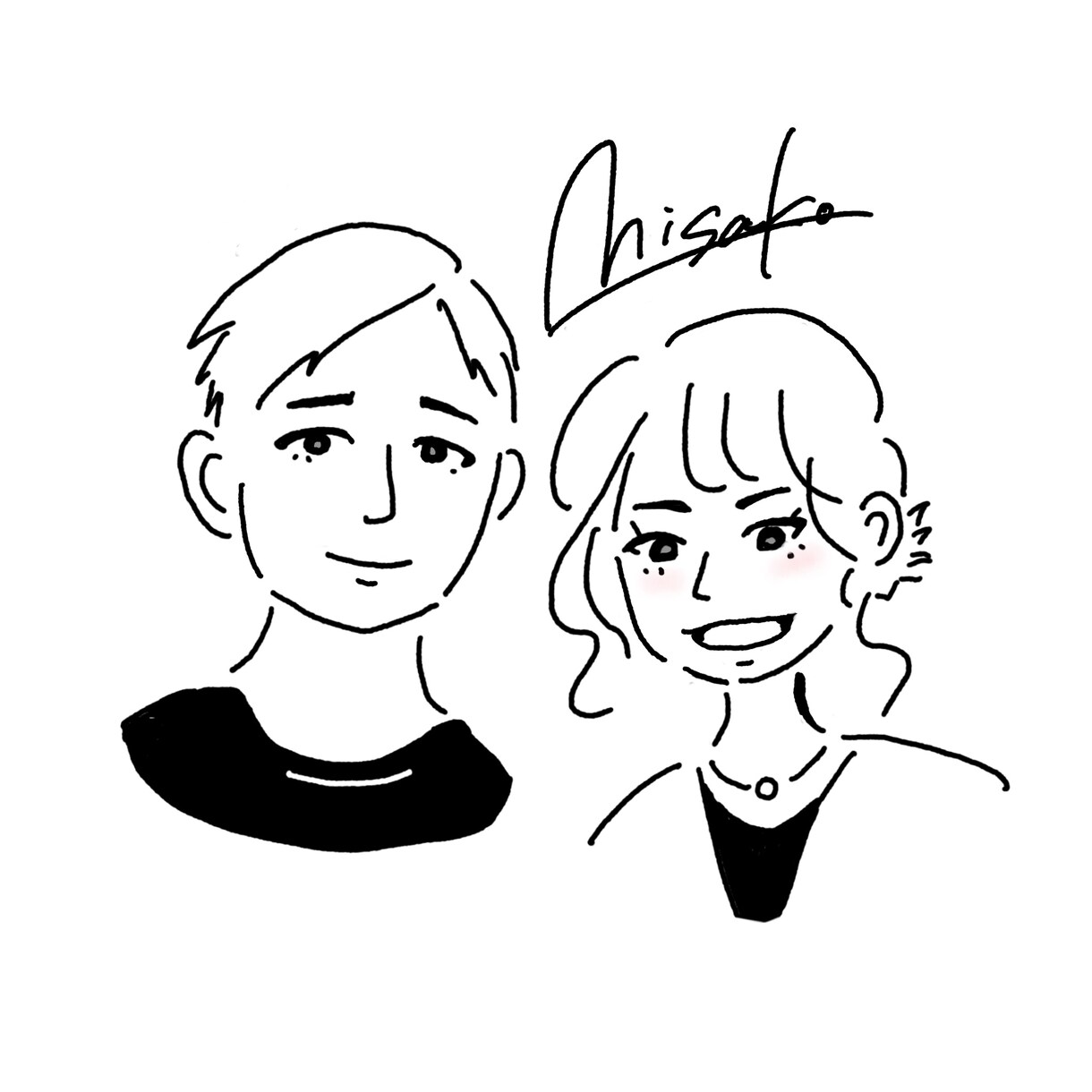 シンプルなイラスト&似顔絵描きます シンプルでいろんな用途で使用できるイラストならお任せください イメージ3