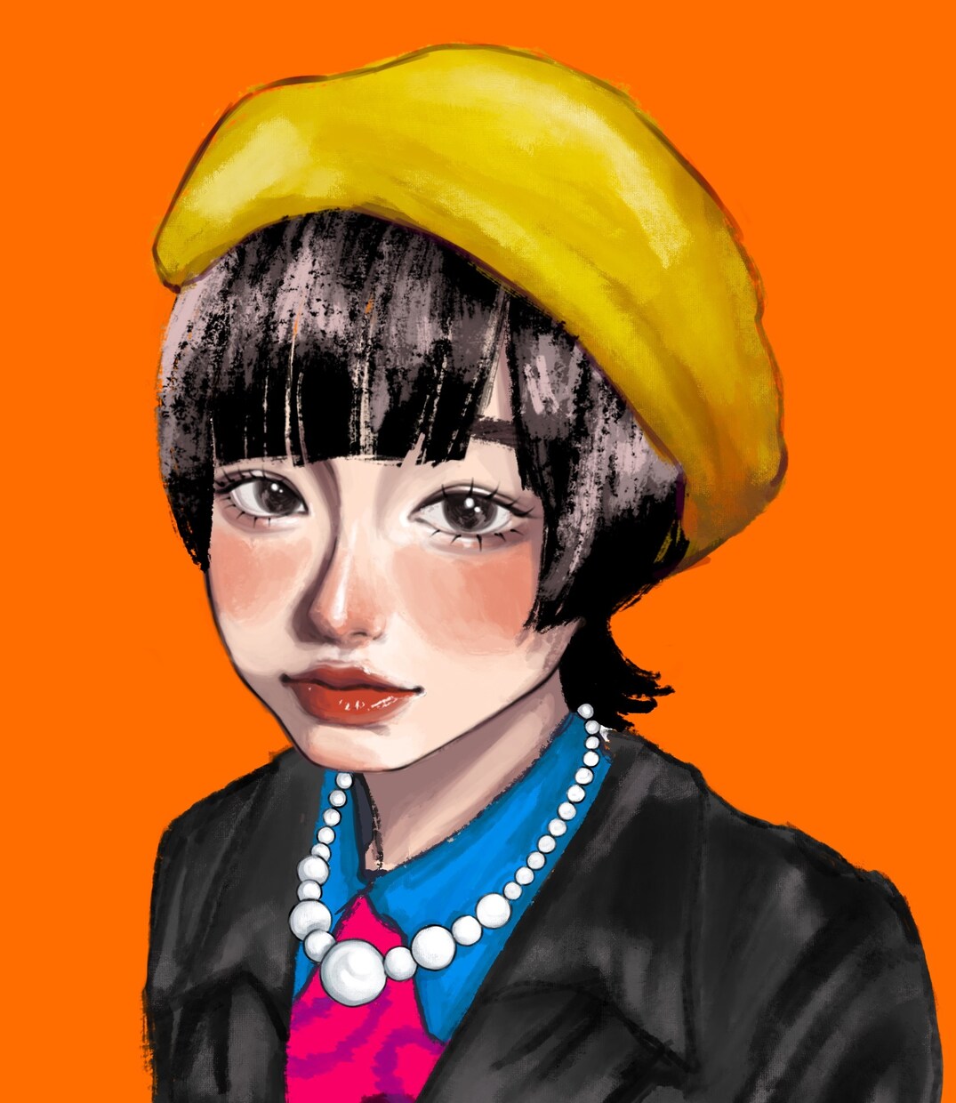 リアルなタッチで鮮やかなSNSアイコン描きます リアルなタッチだけど可愛らしさが入った鮮やかな色彩で描きます イメージ2