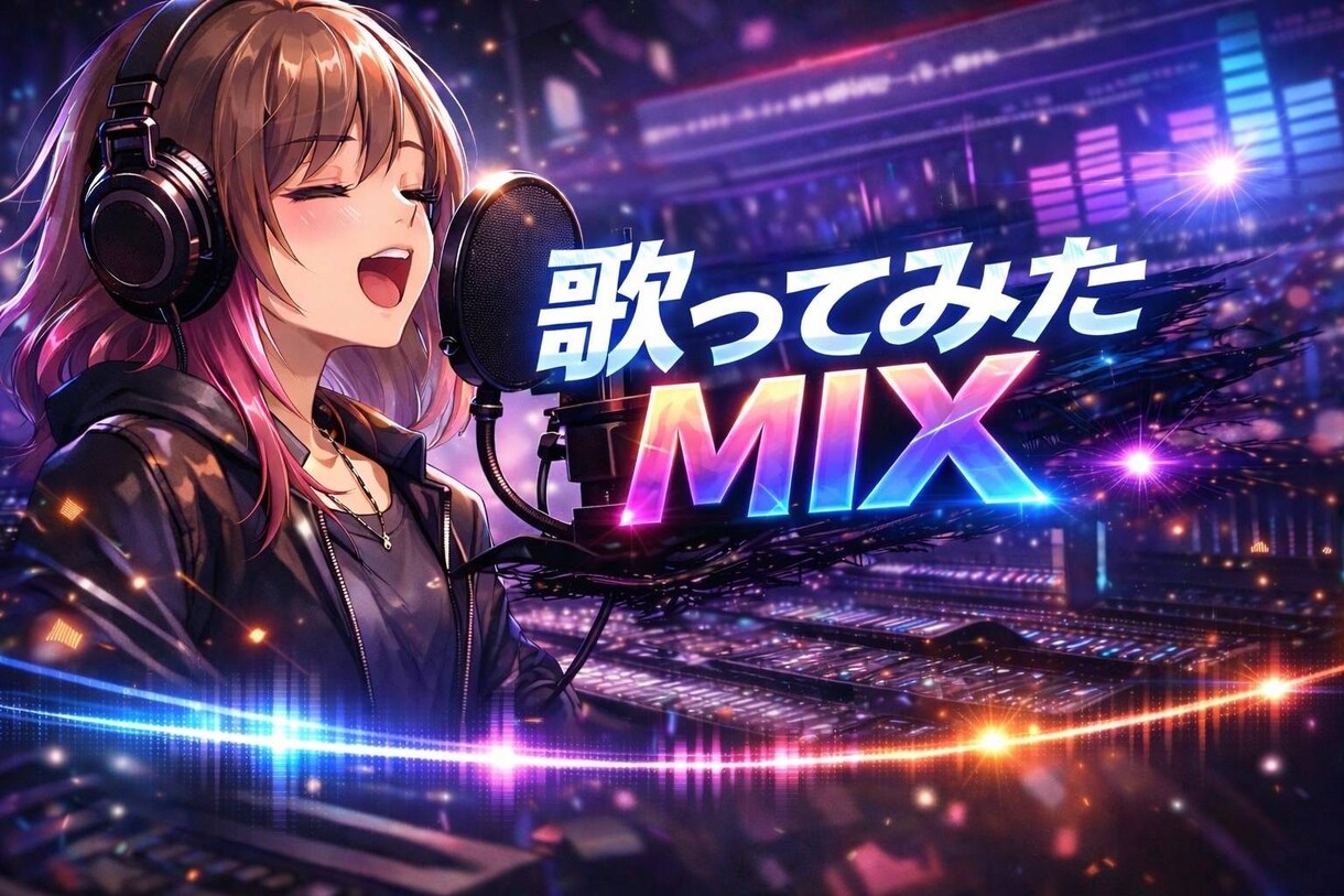 iTunes1位作家が歌ってみたMIX作ります スピード納品！丁寧にプロ仕様でお届けいたします イメージ1