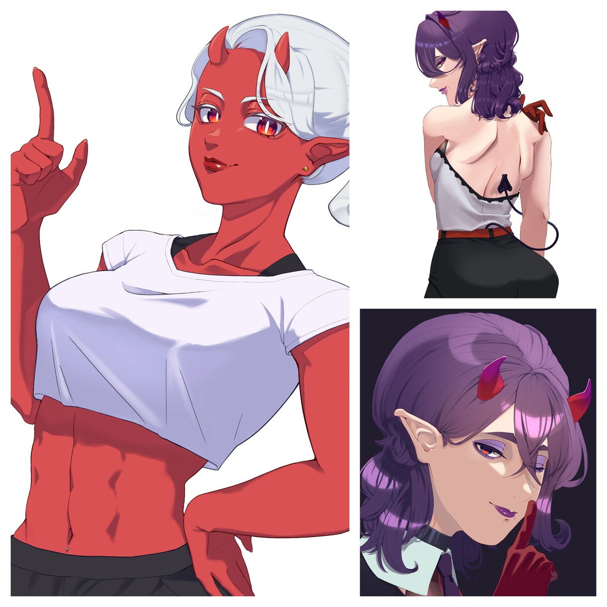 商用利用、著作権譲渡可能なイラストの制作承ります 大人っぽい魅力的な女性キャラクターが得意です イメージ1
