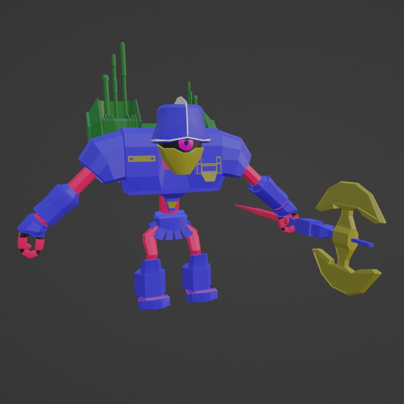 3DCGでオリジナルメカを作ります ゲームデザイナーが、動く3DCGを製作します イメージ4