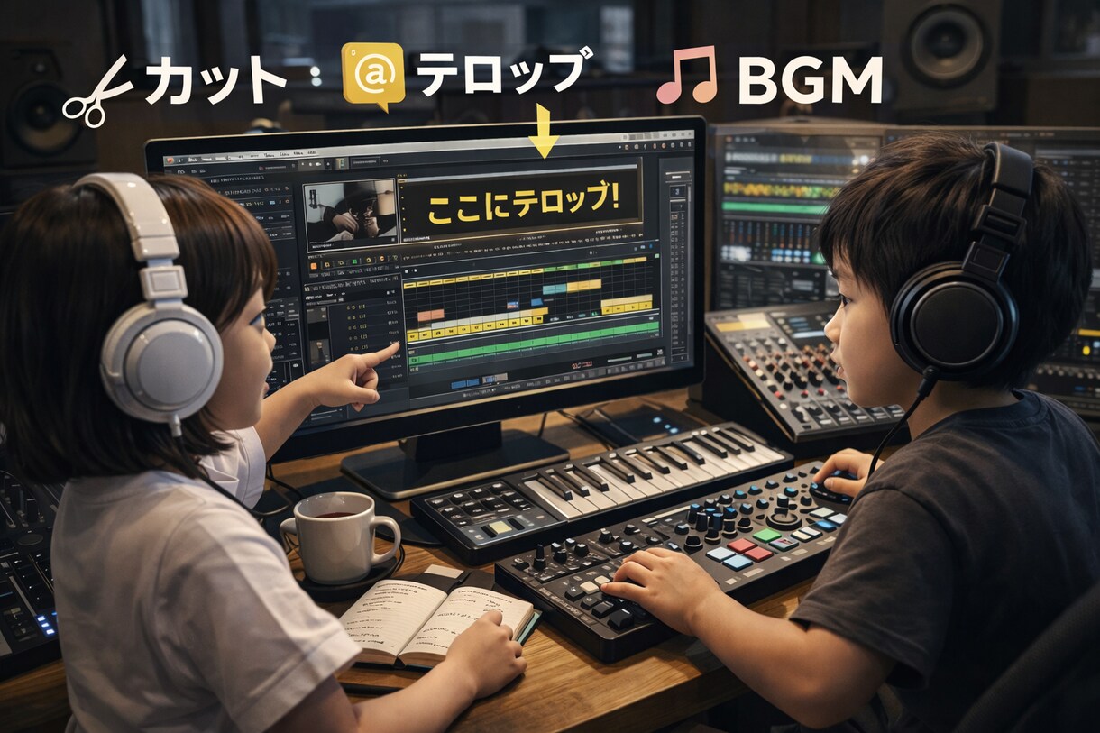 カット ・テロップ ・文字起こし・サムネ制作します テンポ良く分かりやすい編集します イメージ3