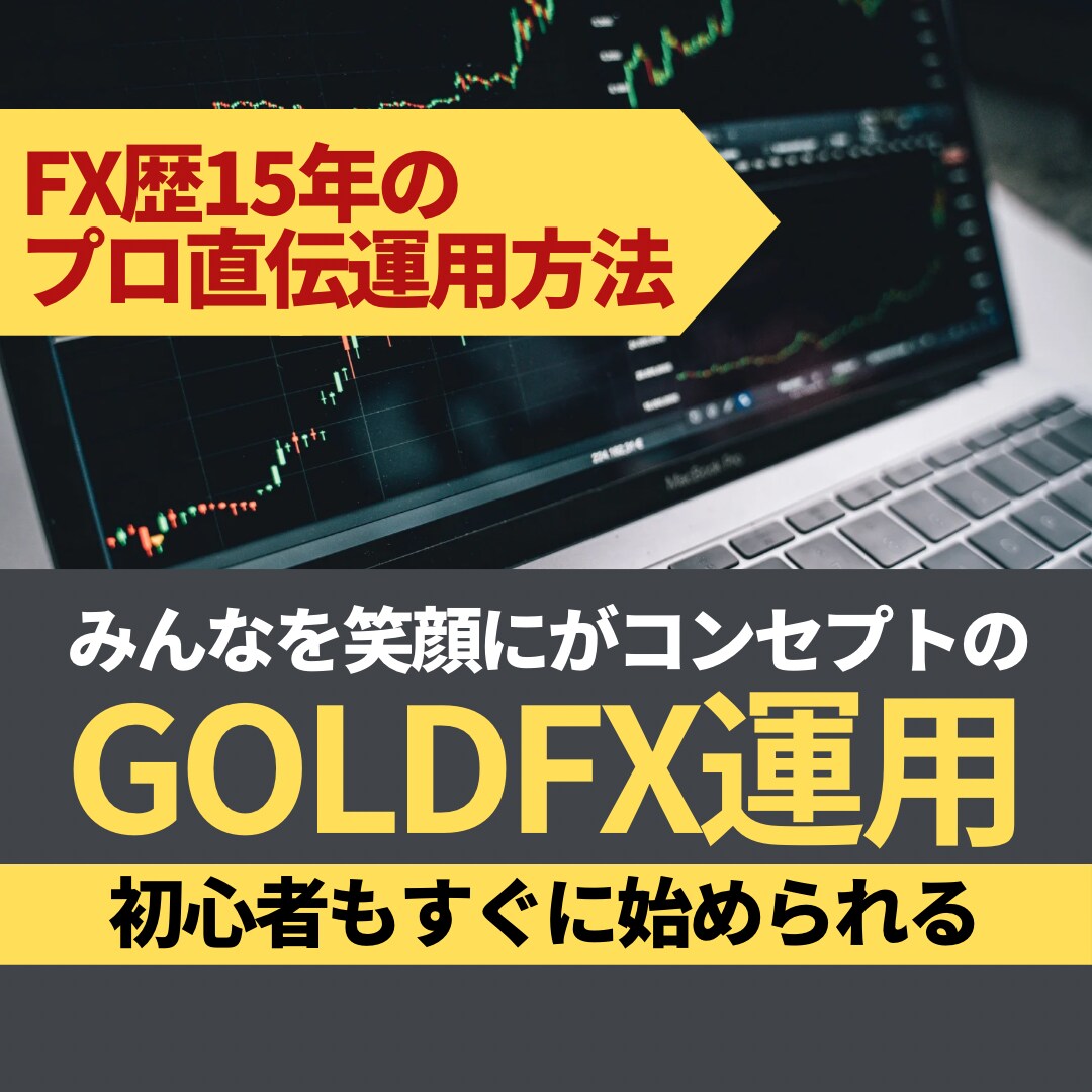 FX歴15年専業プロ作！GOLDFX運用を教えます 10万円から運用可！簡単操作で初心者にも◎サポートOPあり！ イメージ1