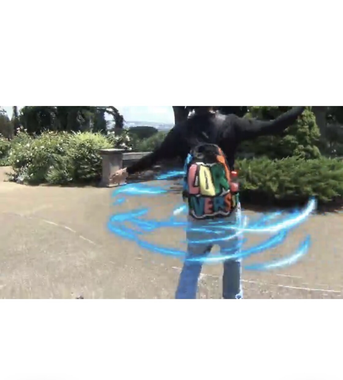 遠く離れていてもMVは作れます スマホ映像にエフェクトをかけて個性的な映像に仕上げます イメージ3