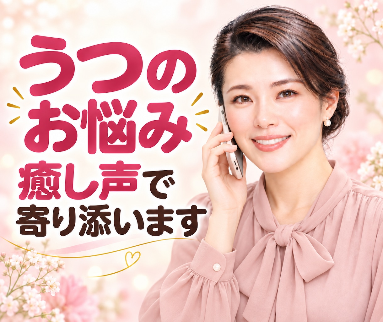 うつ2度　経験の私が聞きます 人間関係／職場/学校／不安/寂しい／愚痴/恋愛／相談/結婚 イメージ1