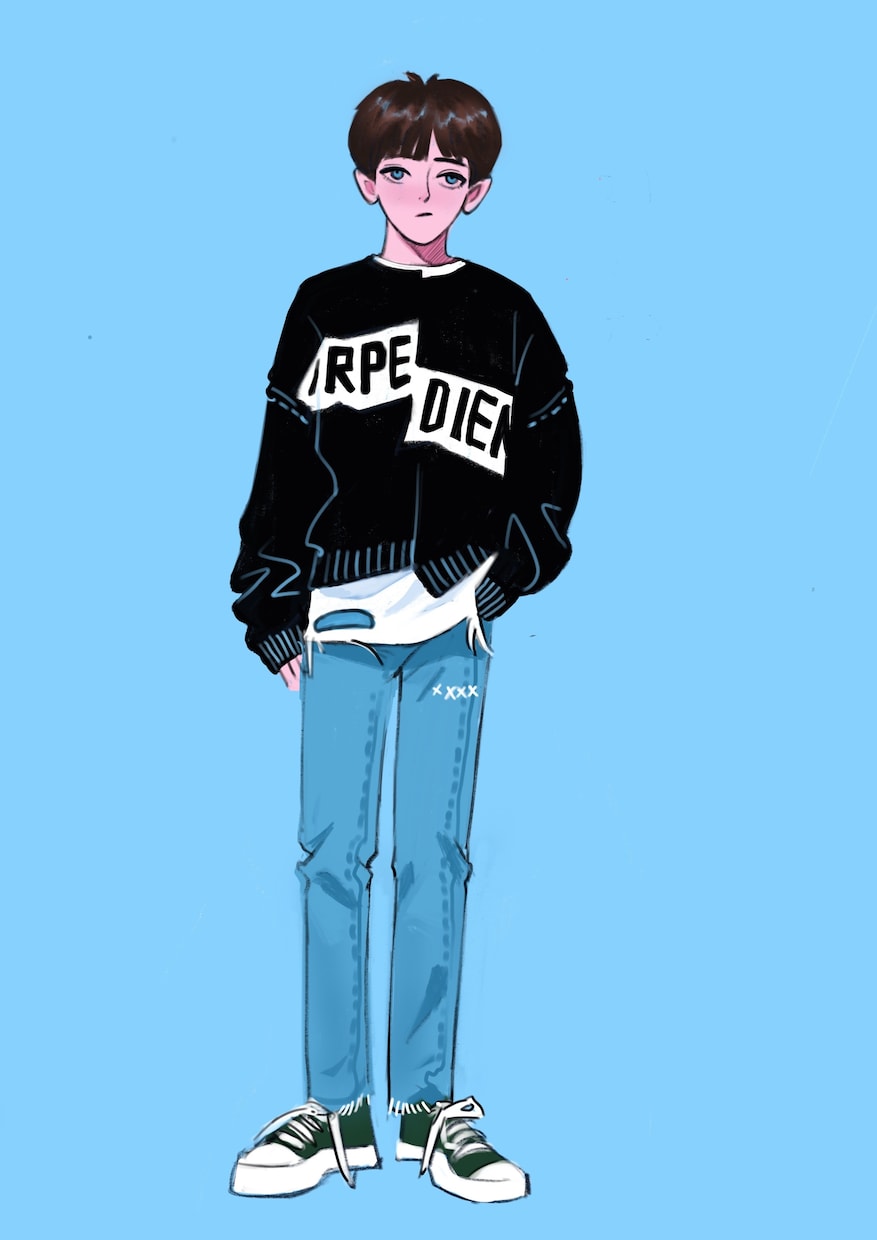 全身イラストを描きます 服のファッションがデザインできます イメージ1