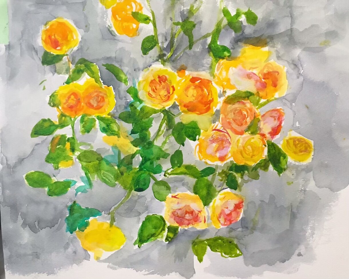 みずみずしい花、絵の具で描きます 写真よりも美しく　生きているようなタッチ イメージ2