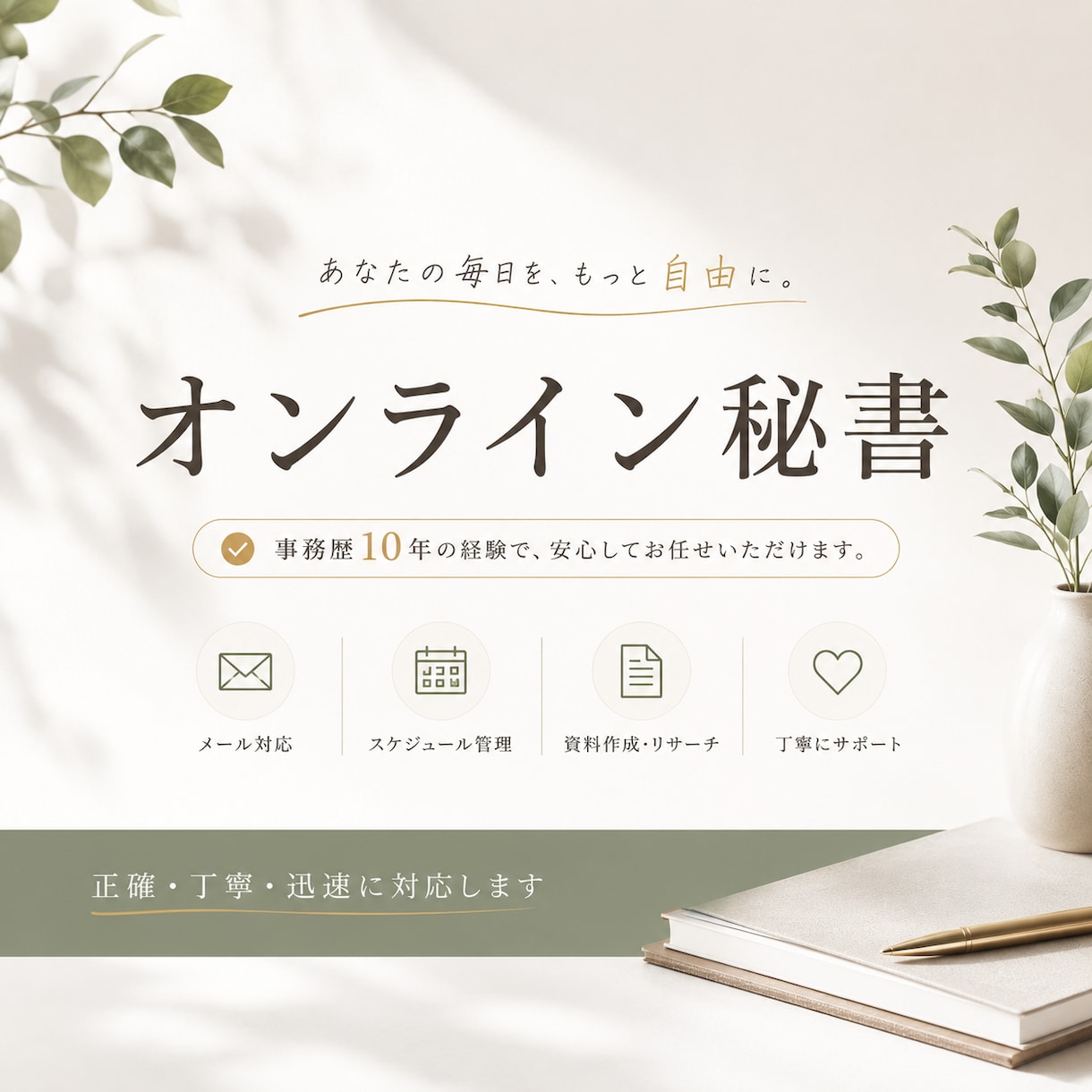 忙しいあなたの「面倒」をオンラインでサポートします 2時間プラン／ストレスから解放！こまかい雑務お任せください イメージ1