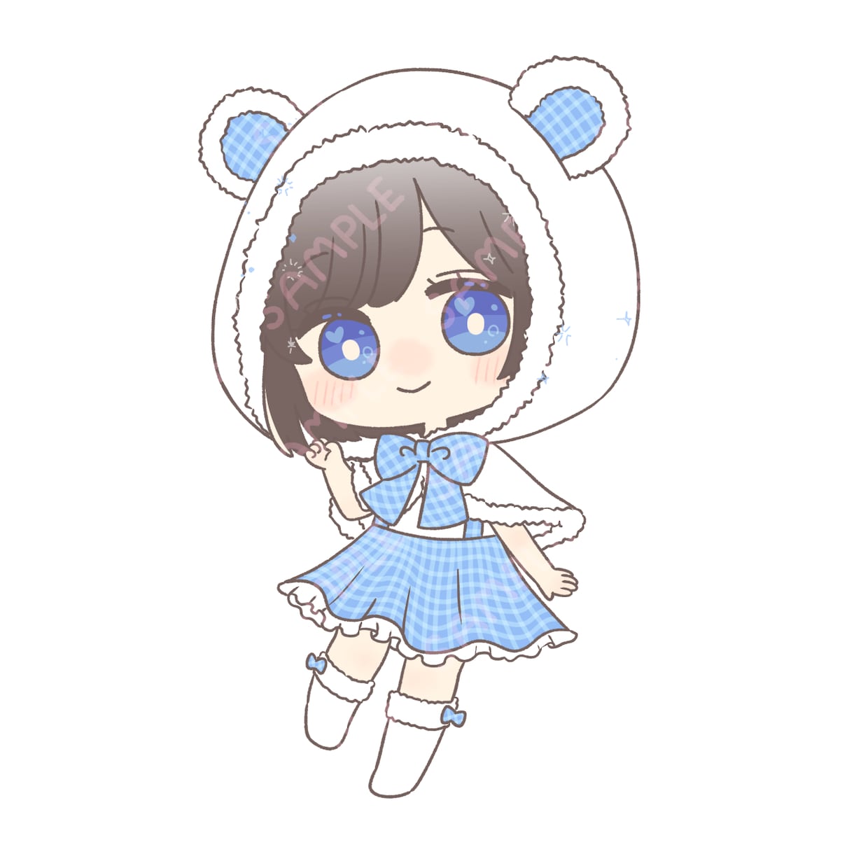 キラッと＊ゆるふわ可愛い♥ミニキャラ描きます 商用利用OK｜あなたの活動が、もっともっと映える！ イメージ8