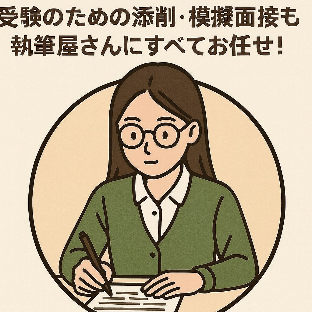 推薦やAOに対策に！書類添削・模擬面接を実施します 添削されて終わりじゃない、“成長する添削”を。 イメージ1