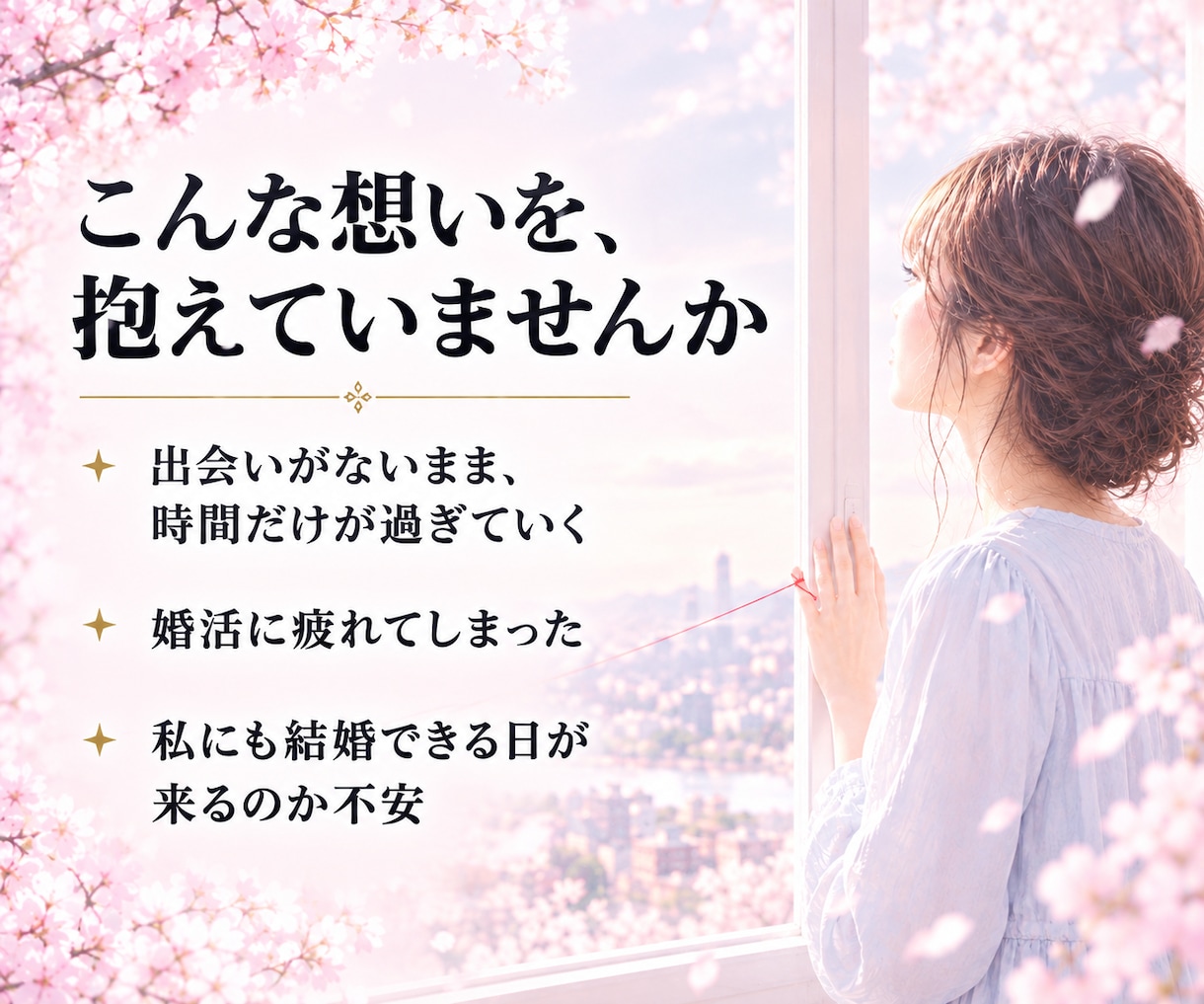 運命の人｜結婚相手の特徴・出会い・結婚時期を視ます 結婚できるか・恋人ができる時期・未来の恋人・婚活・失恋を霊視 イメージ2