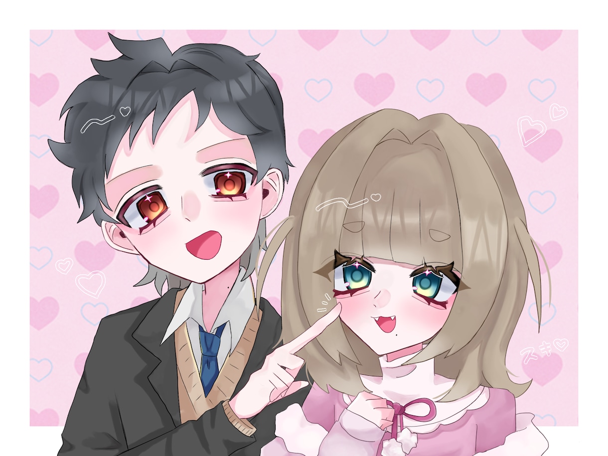 歌ってみた1枚絵など描きます キラキラした絵や詰め込み絵などが得意です！ イメージ8