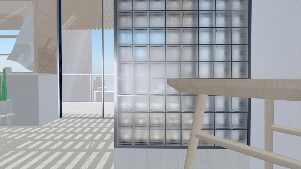 VRChat向け３Dスタジオ２面を制作します 【プロモデラー制作】VRChat向け二面背景スタジオ イメージ6