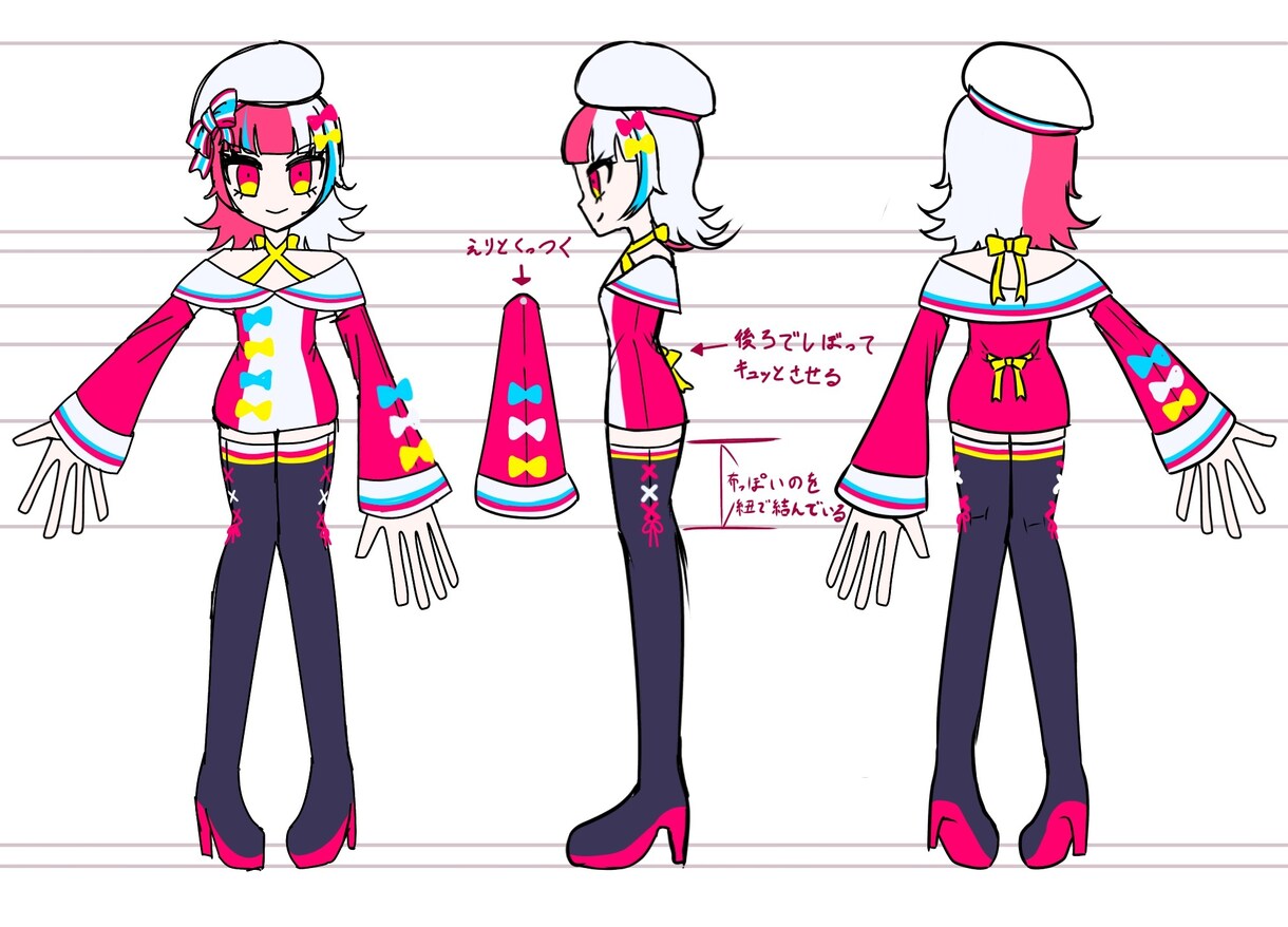 創作キャラクターのデザインをします キュートでポップなキャラデザが得意です。 イメージ2