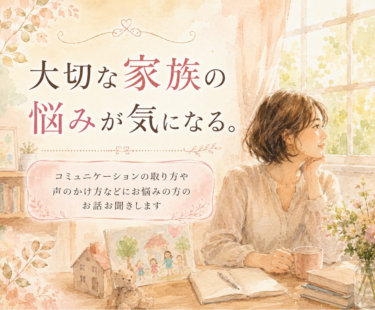 家族の幸せが一番✨心配事の解決を手伝います 満足度ランキング1位実績あり│家族への不安を解決しませんか？ イメージ1