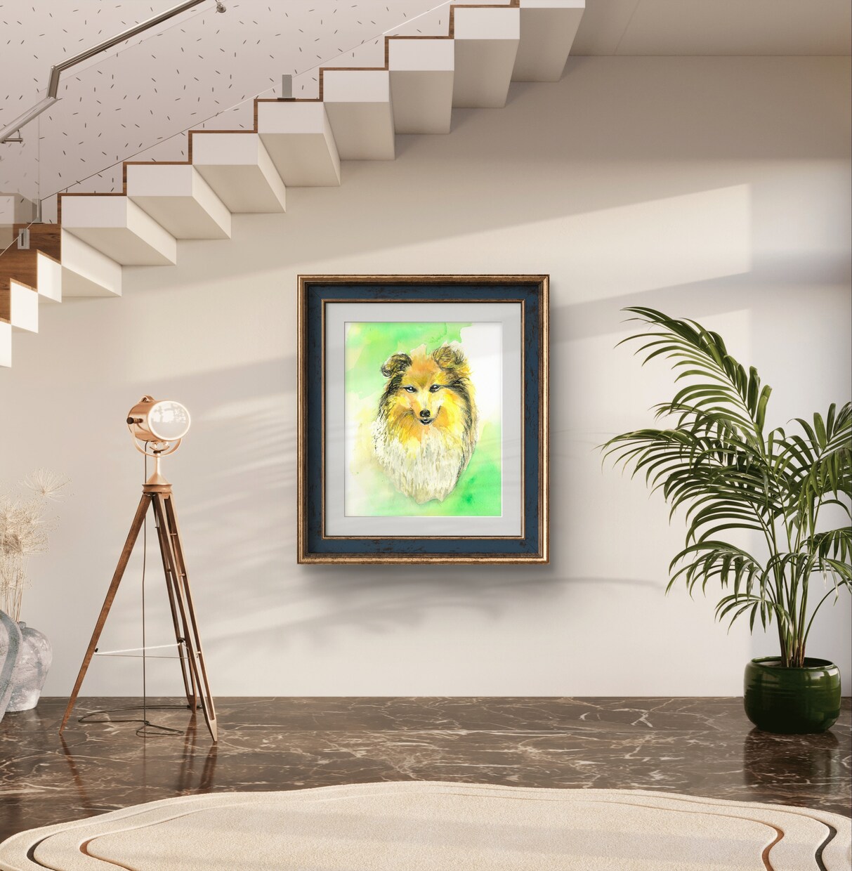 あなたの可愛いわんちゃんを、絵画に仕上げます ペットの似顔絵・肖像画オーダー『まなペットアート』横浜・東京 イメージ3
