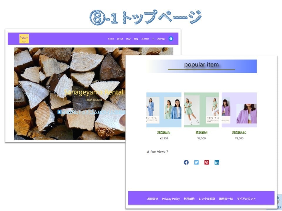 商品販売と商品レンタルができるサイトを構築します 独自ドメインのサイト構築から運営向けトレーニングまで含みます イメージ9