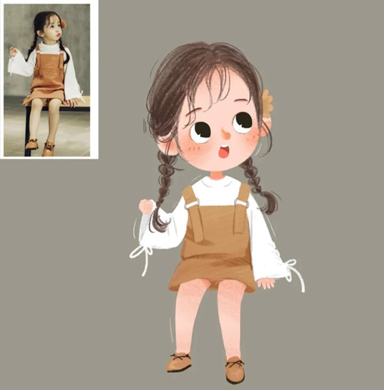 似顔絵　SNSアイコンを描きます 【mioka style】イラスト、似顔絵オーダー イメージ2