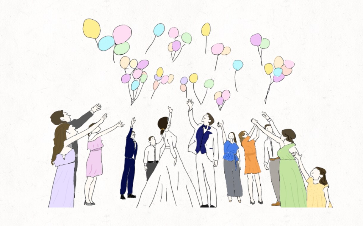 結婚式動画(イラストアニメーション動画)承ります 完全オリジナル！イラストアニメーション動画！ イメージ7