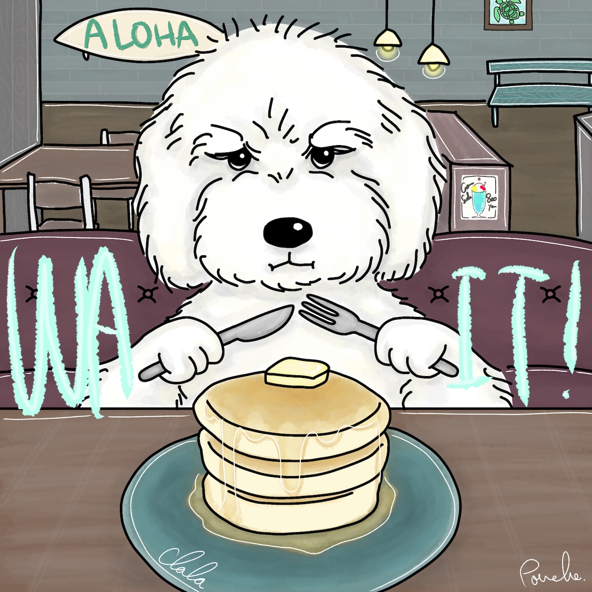 値下げ中！！Kawaii♡うちの子イラスト描きます 手描き風で少しゆるめのタッチです！ イメージ1