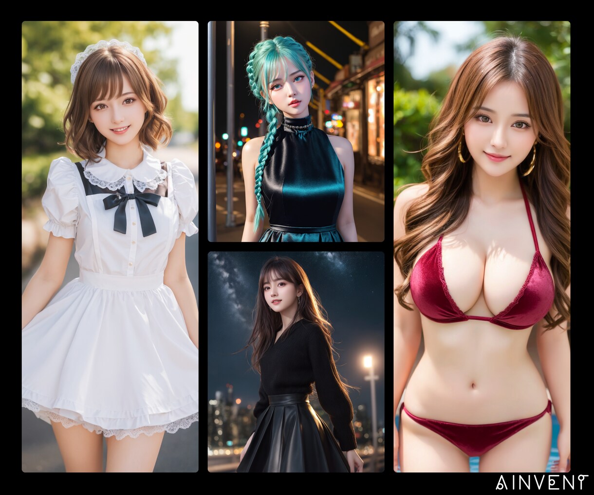 AI美女画像+プロンプト5000個 ご提供します 【商用利用可】初心者〜上級者までご満足いただける解説PDF付 イメージ6