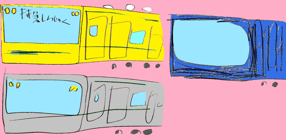 お子様が描いた絵を素敵なデジタルイラストにします 画像2枚から！額縁に入れて飾れば、まるで絵画のように。 イメージ4