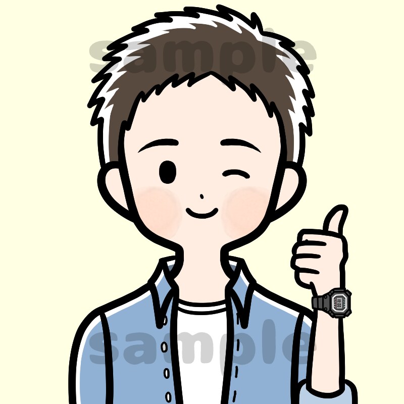 ゆるかわシンプルなSNSアイコンお描きします 2種類のタッチ+ご希望の髪型&服装でブログやSNSの印象UP イメージ9