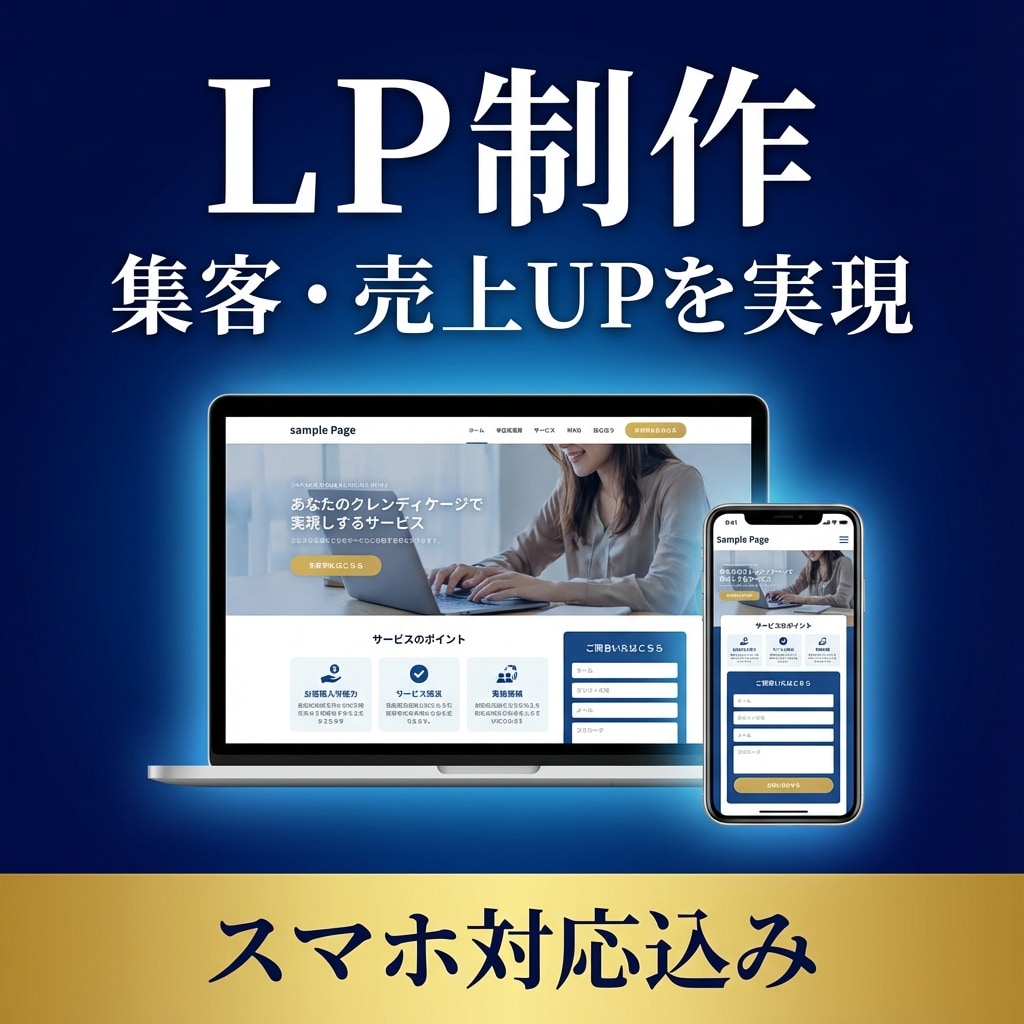 成果につながるLPを制作します 集客・売上UPを実現！AI活用で高品質 イメージ1