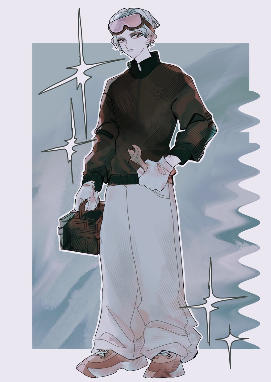格安で地雷系やストリート系のイラスト描きます 初めての方も大歓迎！アイコンからキャラデザまで丁寧に対応 イメージ7