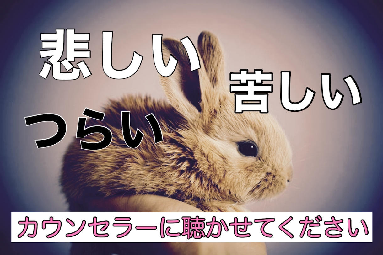 悲しい・つらい・苦しい気持ち、お聴きします カウンセラーが傾聴いたします。 イメージ1