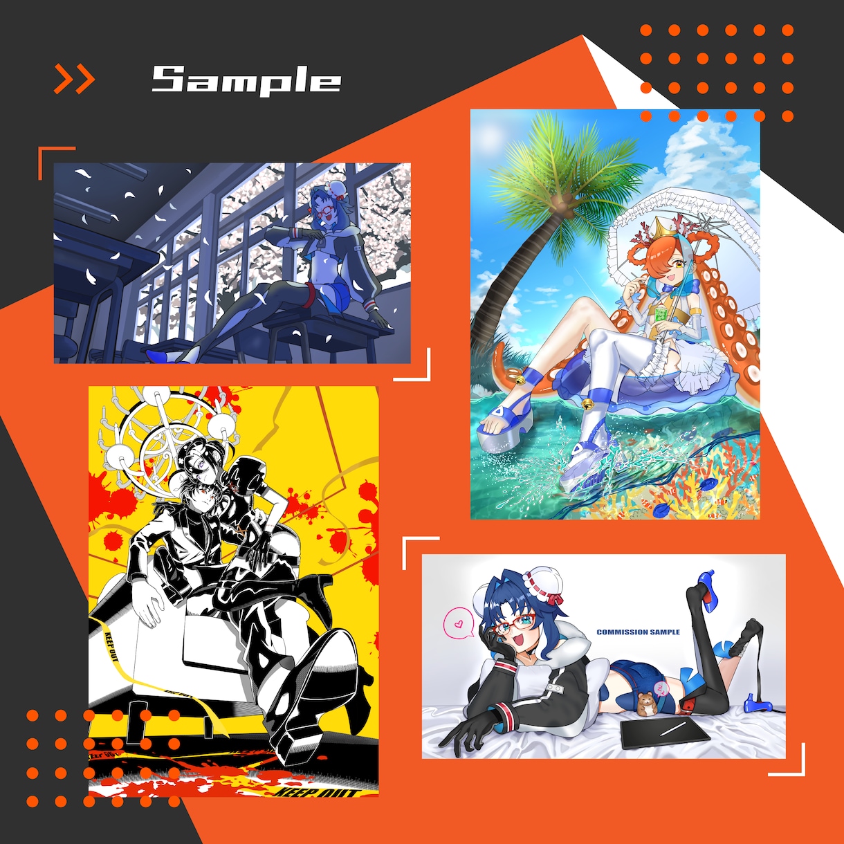 商用利用無料！一枚絵描きます 動画やゲームに！老若男女人外なんでも描きます！ イメージ4
