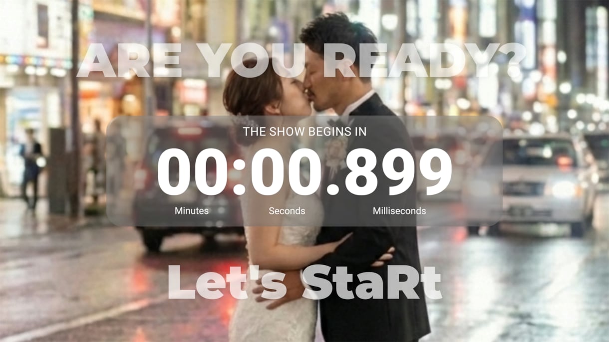 結婚式のStaRtを盛り上げるオープニング作ります 写真は丸投げOK！ ミセスグリーンアップル「StaRt」使用 イメージ1