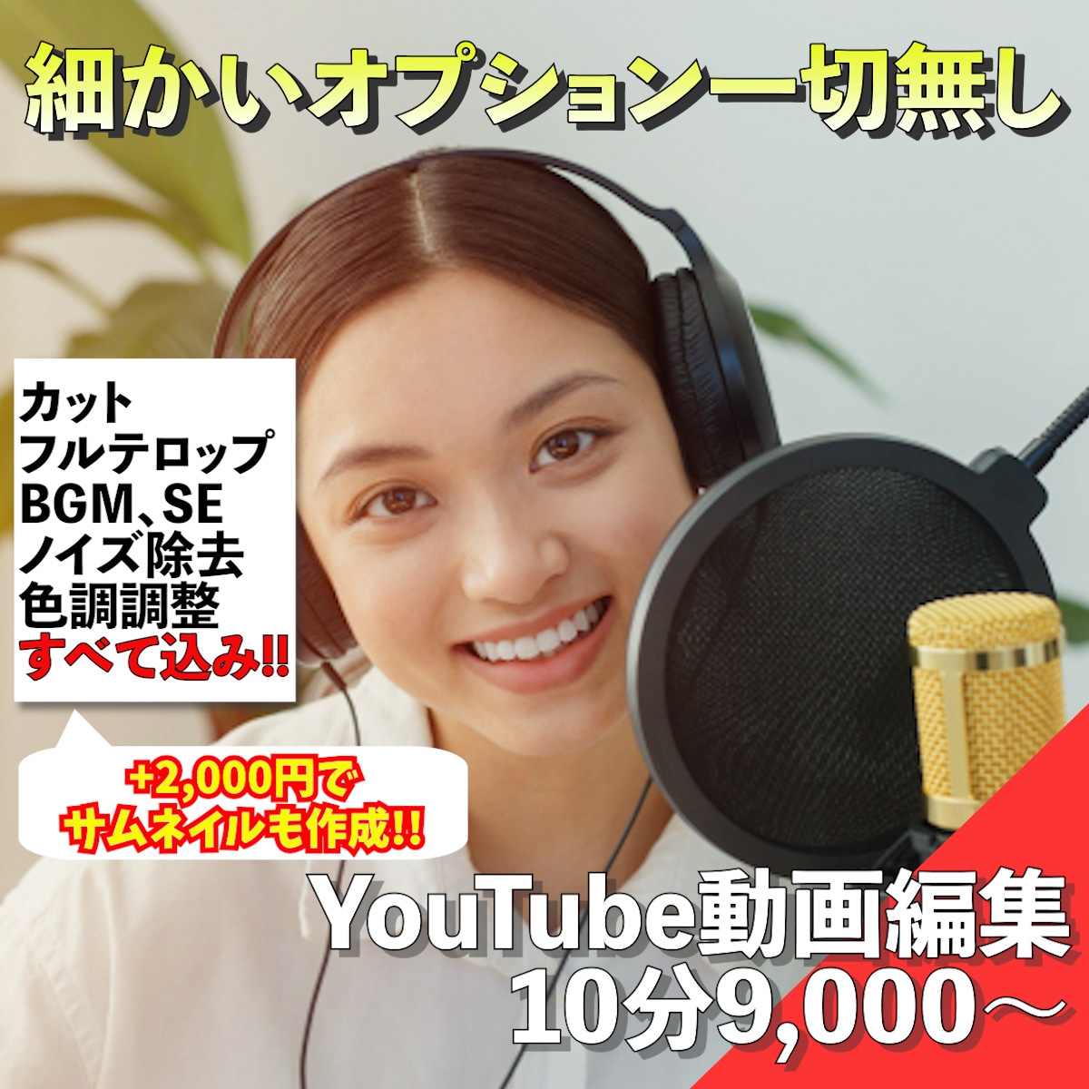 YouTube配信する動画を編集致します フルテロップ/BGM・効果音挿入OK(細かいオプションなし) イメージ1