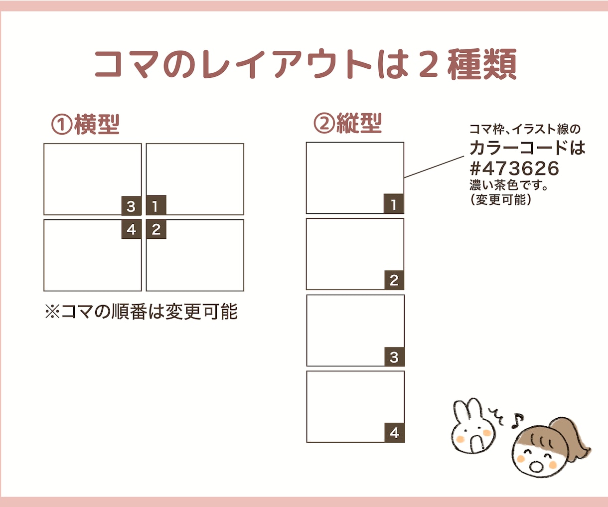 ユーモア溢れる漫画を描きます 可愛くてユーモラスな漫画を４コマ形式でお描きします！ イメージ8