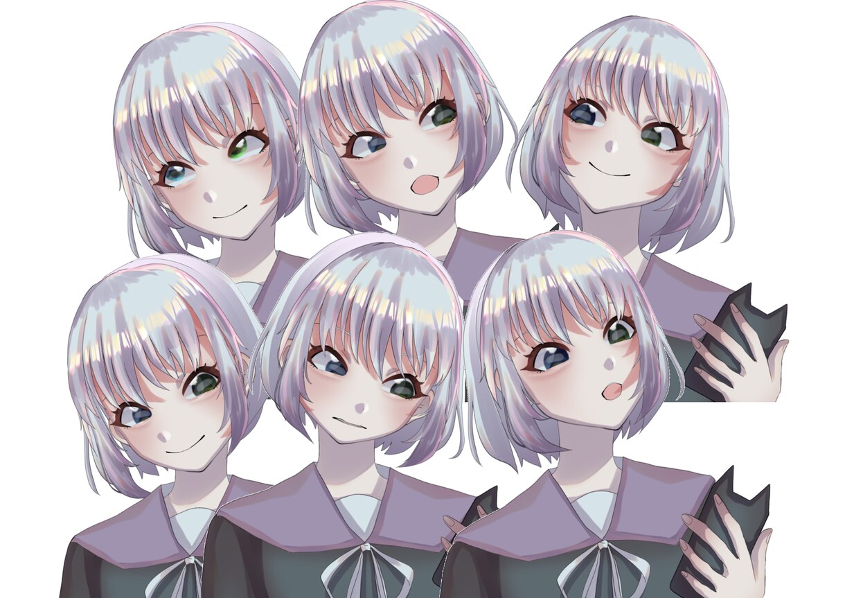 VTuber用のモデリング制作いたします 先着3名様限定価格！sns用アイコン付き！ イメージ3