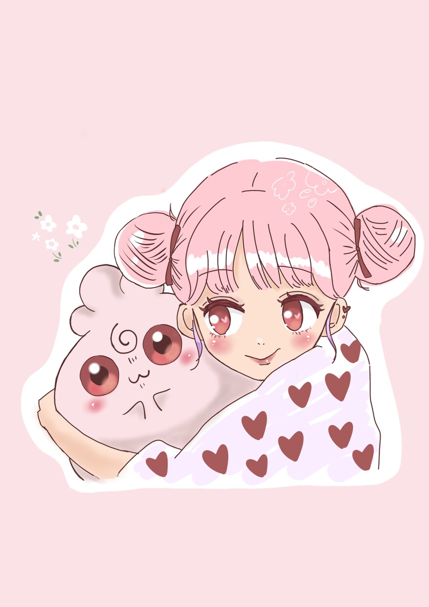 ゆるふわ可愛い女の子SNSアイコン描きます 癒しをお届けします。ご相談など、お気軽にどうぞ。 イメージ5