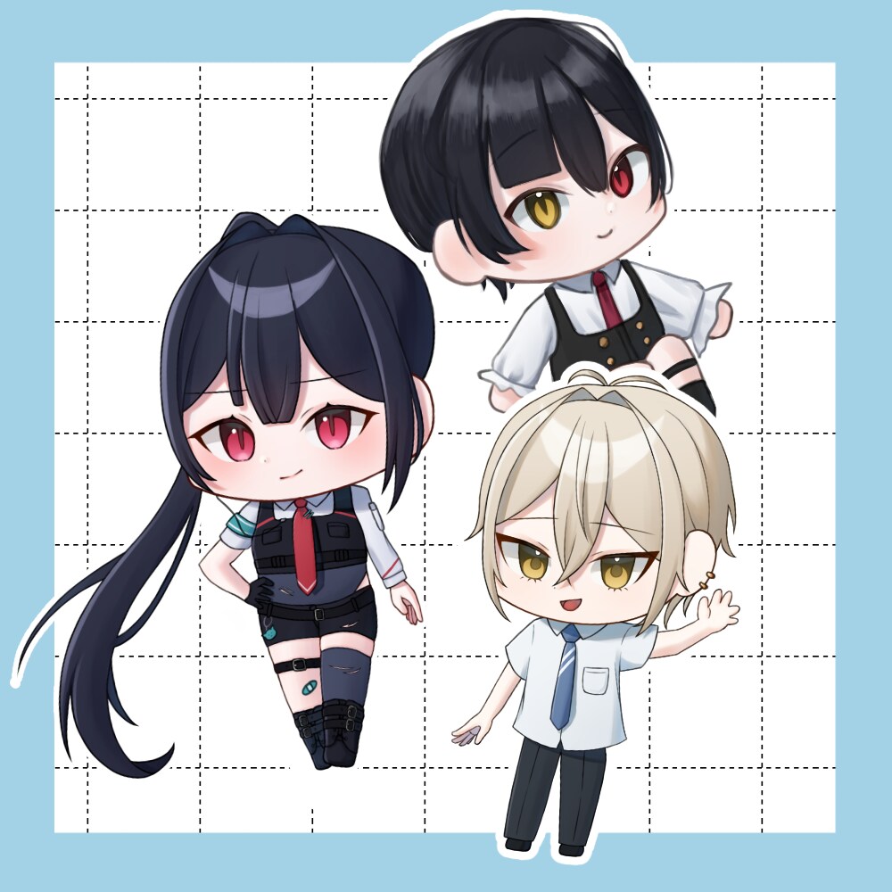 商用利用可！可愛いミニキャラ描きます 色々な絵柄やどんなご要望にもお答えします！ イメージ2