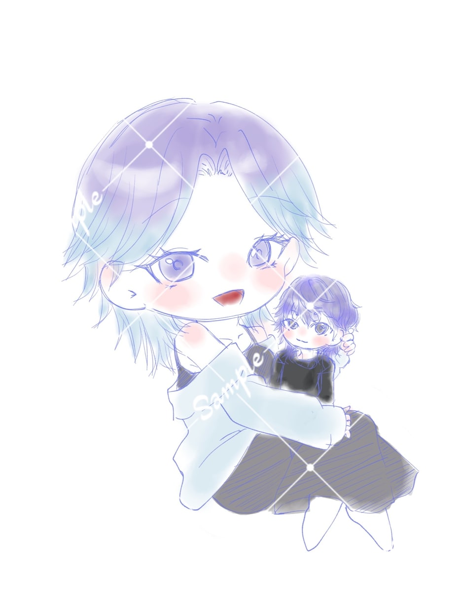 かわいい女の子をかきます ミニキャラメインでかきます！女の子が得意です イメージ1